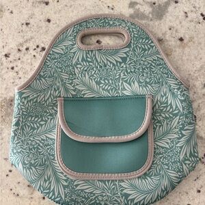 Floral Green Tote Bag neoprene